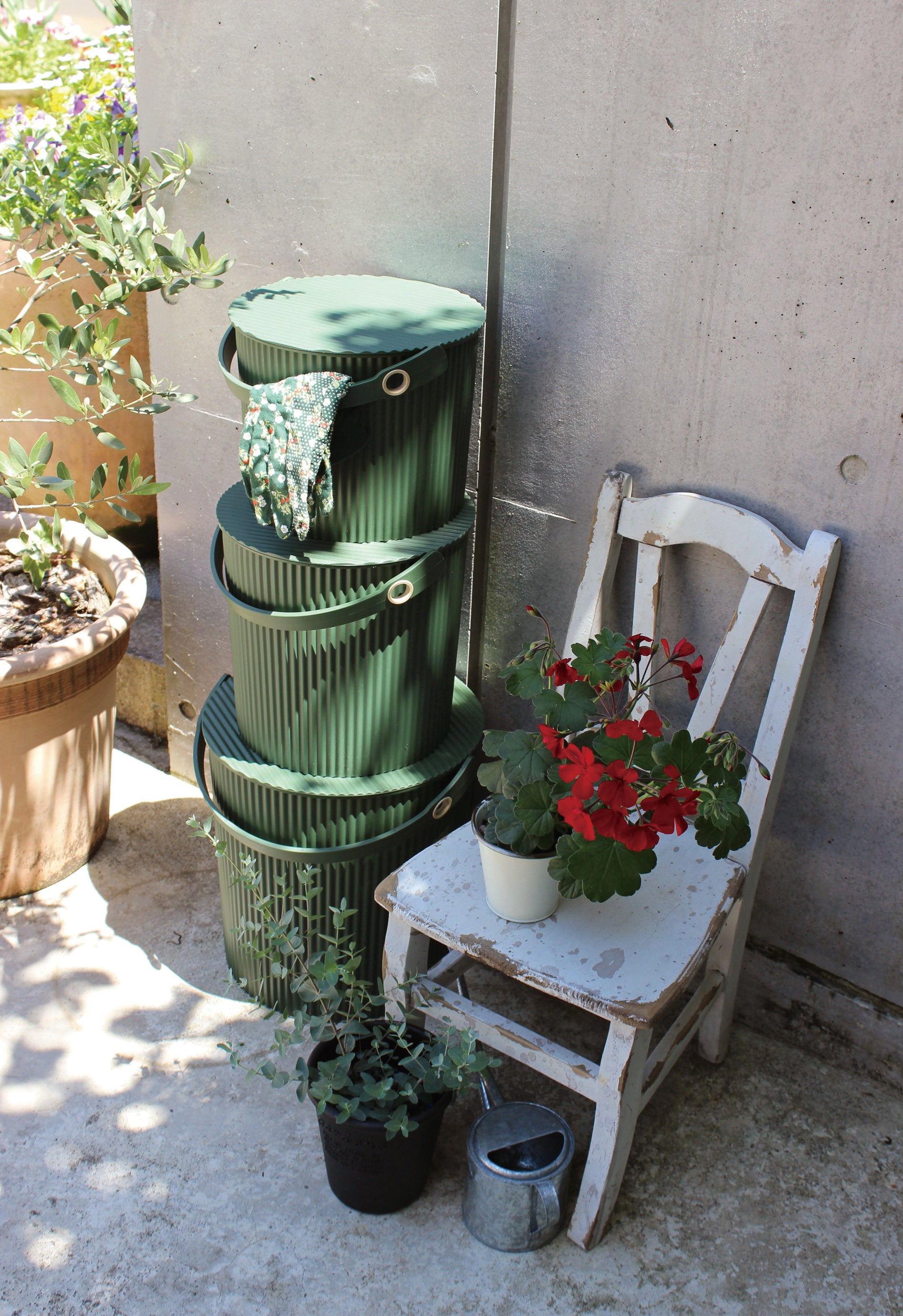 Omnioutil spand, bagt grøn - 20L